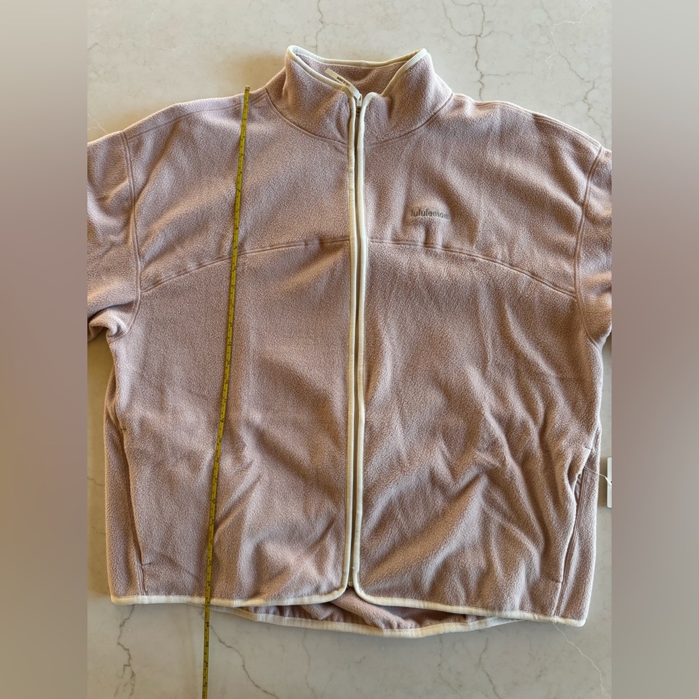 NWT Lululemon Mink Berry Tumbled Fleece Full Zip - Size XL - Picture 4 of 7